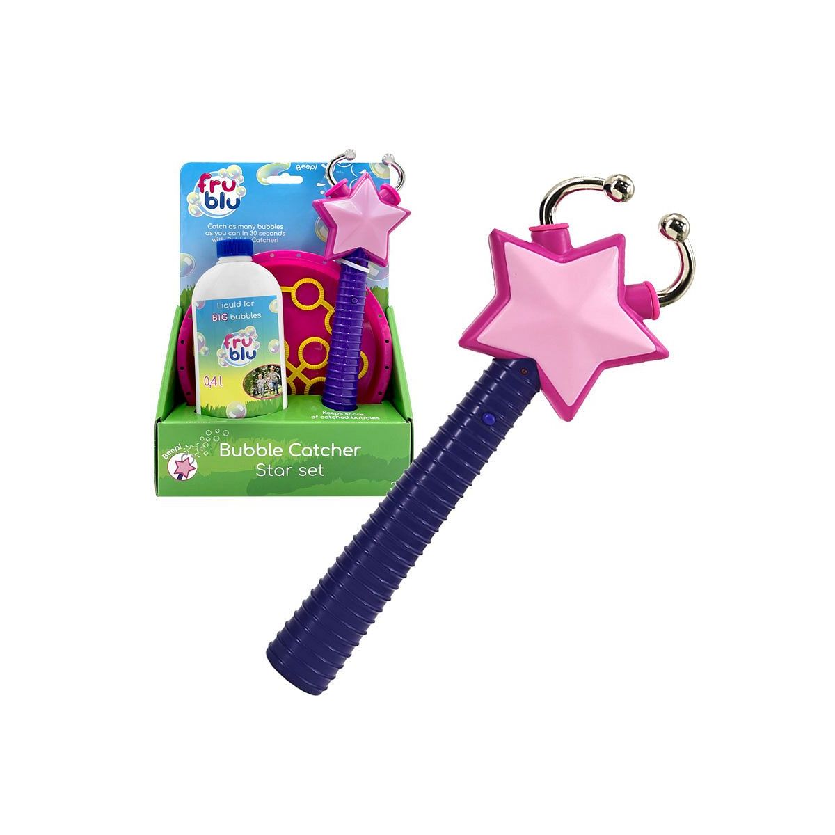 Bańki mydlane Tm Toys Fru Blu Łapacz baniek Gwiazdka + płyn (DKF0914)