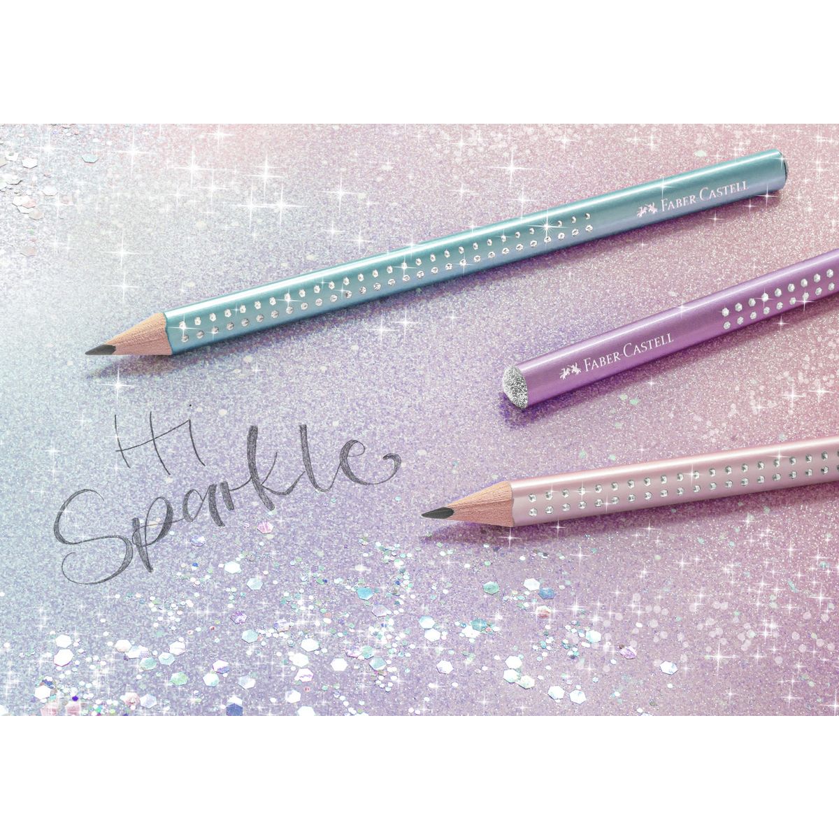 Ołówek Faber Castell Jumbo Sparkle metallic Ocean B (111662 FC)