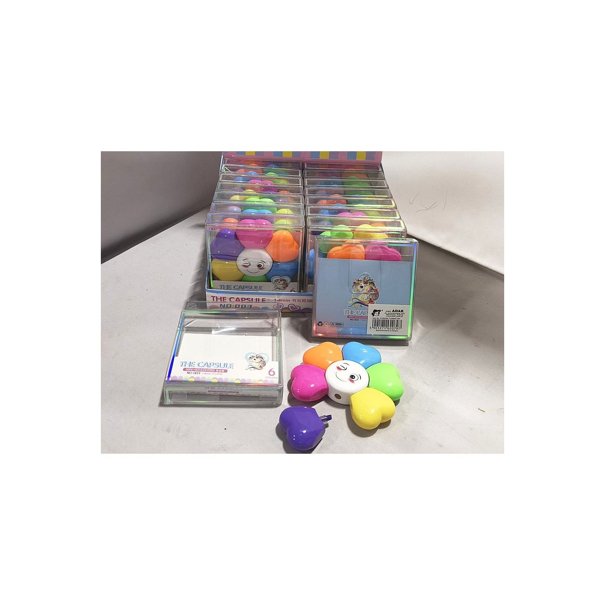 Zakreślacz kwiatek mix 6,0mm Adar (620797)