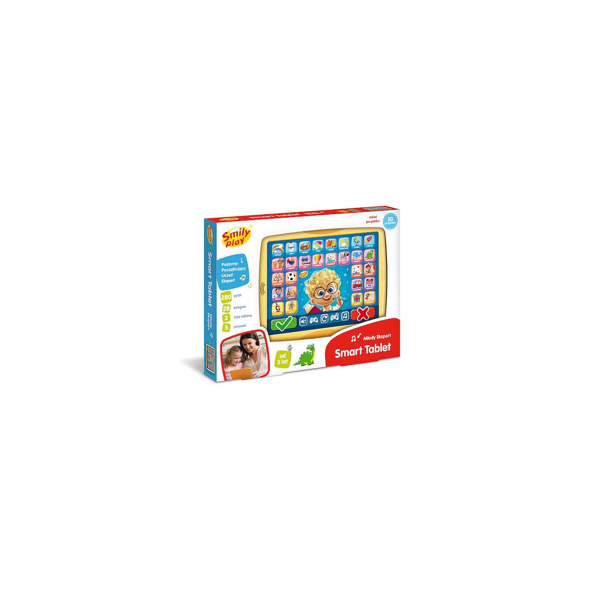 Zabawka edukacyjna Smily Play Smart Tablet młody ekspert (SP98302)