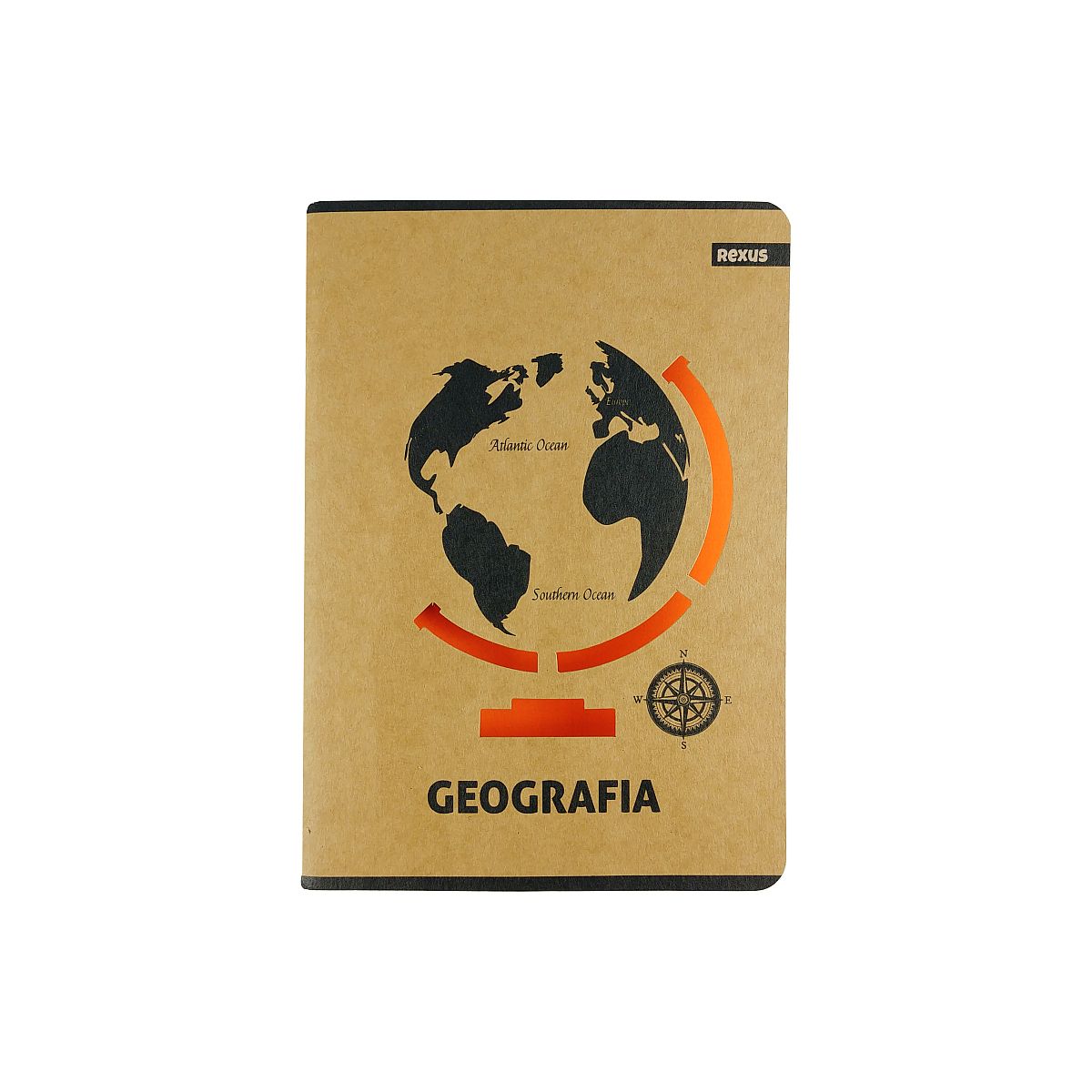 Zeszyt Beniamin Kraft Liner geografia A5 58k. 70g krata [mm:] 147x209 (8423)