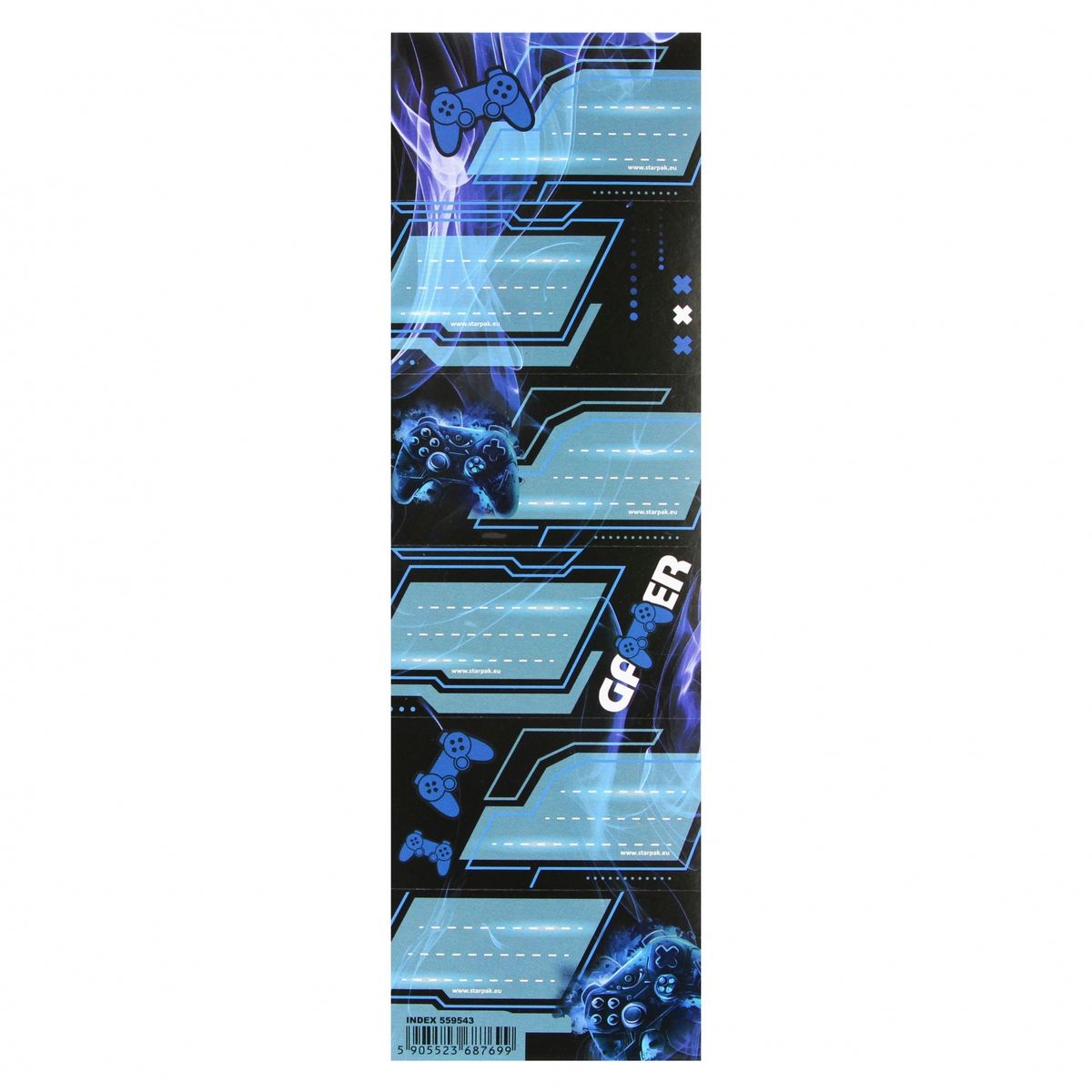 Naklejka na zeszyt Starpak Gaming pad (559543)