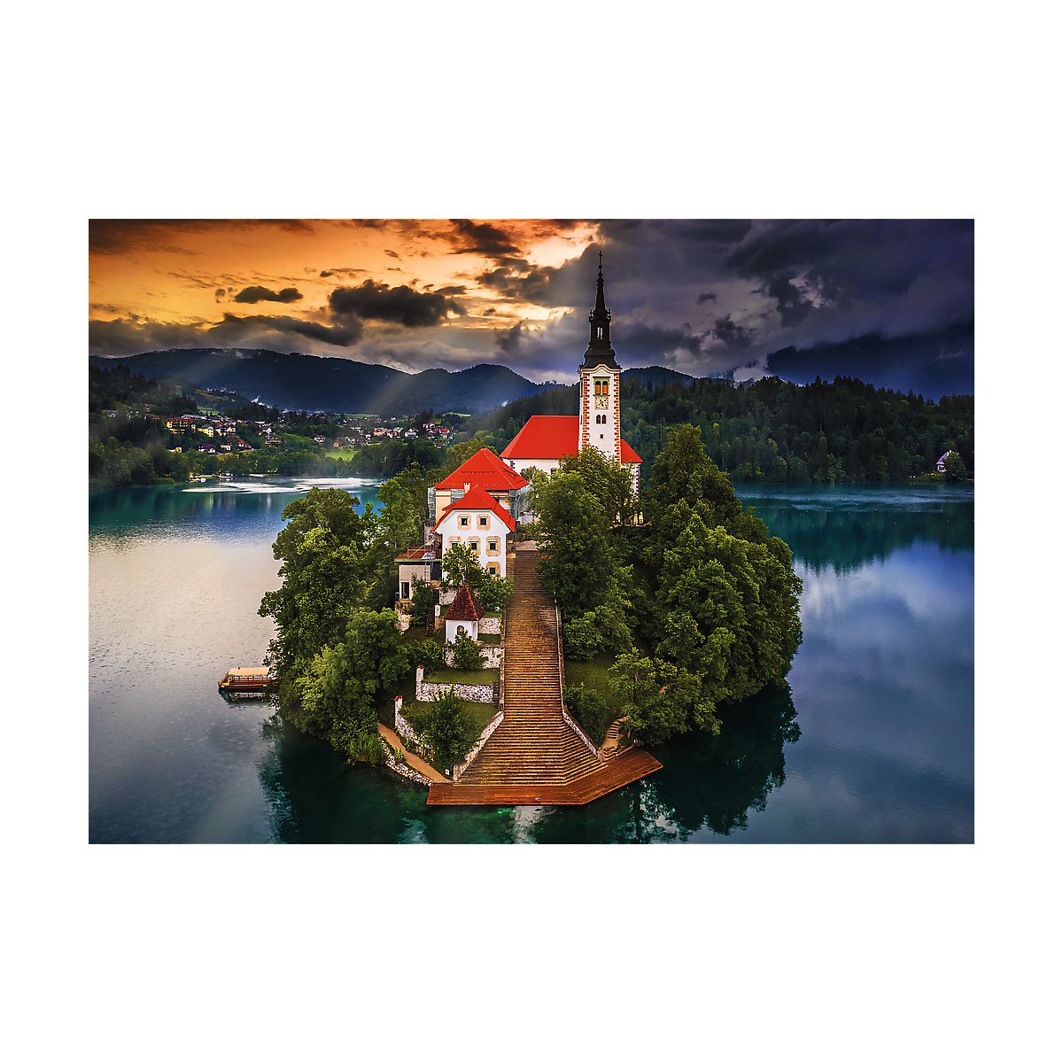 Puzzle Trefl Premium Plus Jezioro Bled, Słowenia 1000 el. (10797)