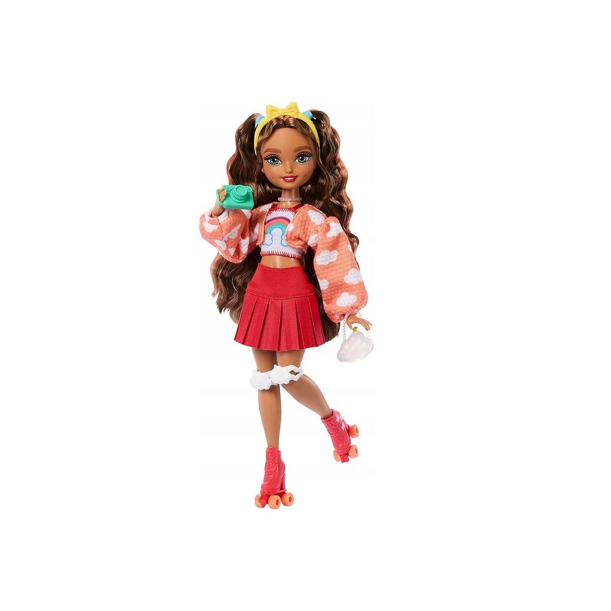 Lalka Barbie Dream Besties modowa Teresa na wrotkach + akcesoria [mm:] 290 (JFX98)