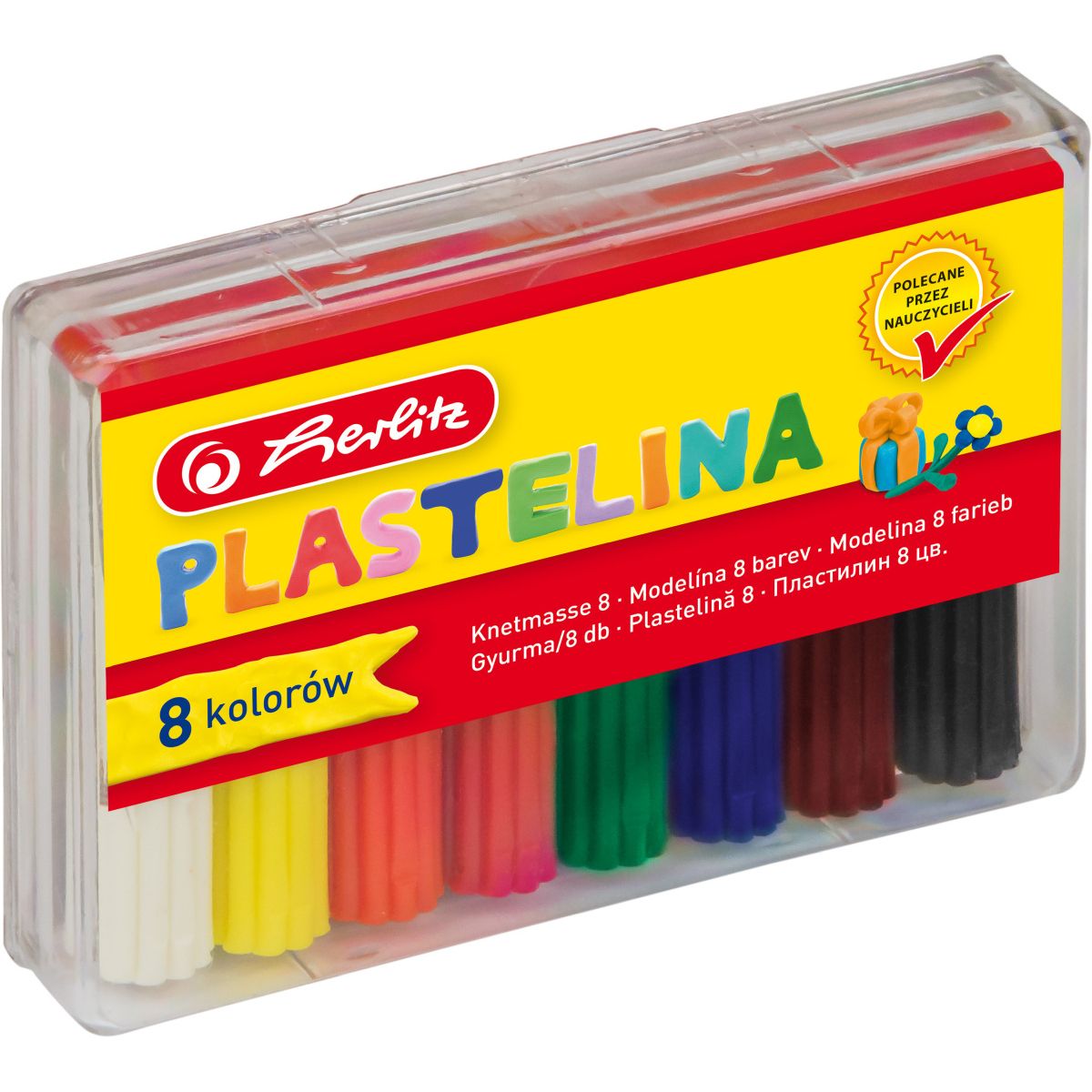 Plastelina Herlitz 8 kol. mix (9562919)