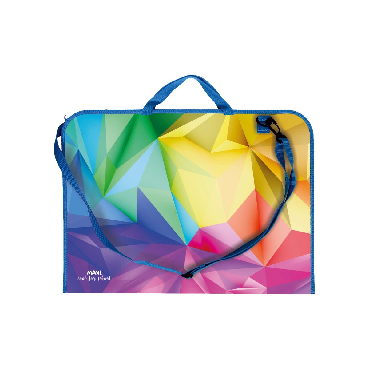 Teczka plastikowa na suwak GEOMETRIC A3 mix Biurfol (TER-01-09)