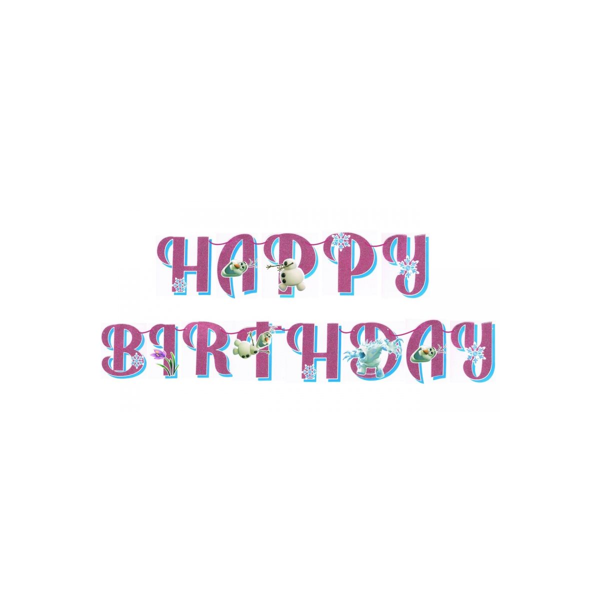 Baner Antella Happy Birthday Frozen (HB-860)