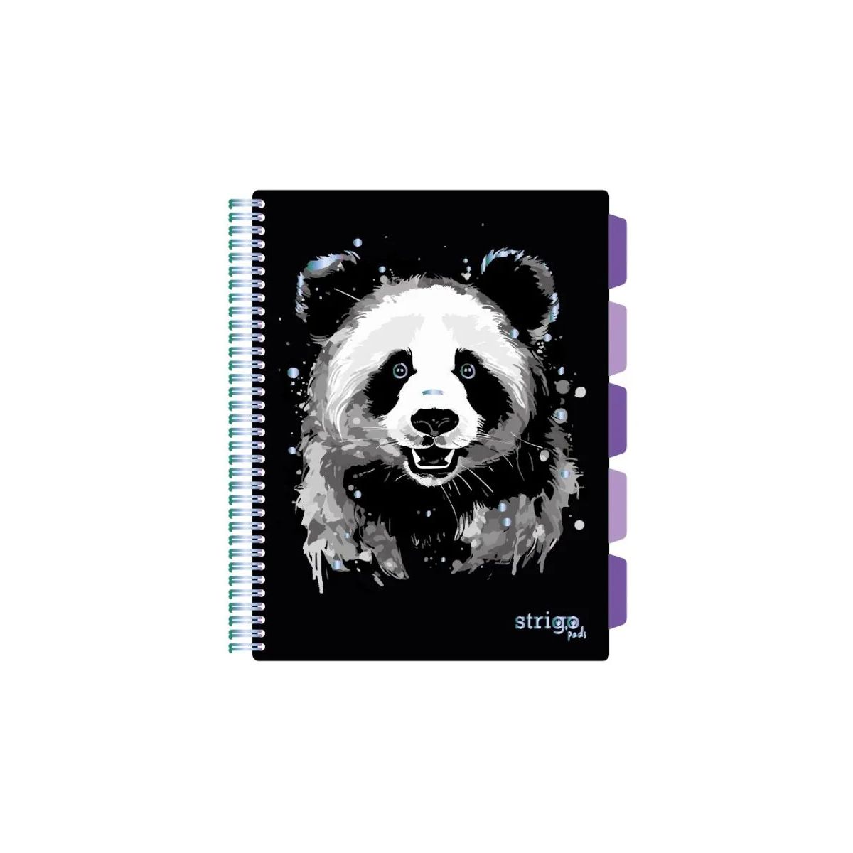 Kołozeszyt (kołobrulion) Strigo PANDA A4 100k. 80g krata (PADS021)