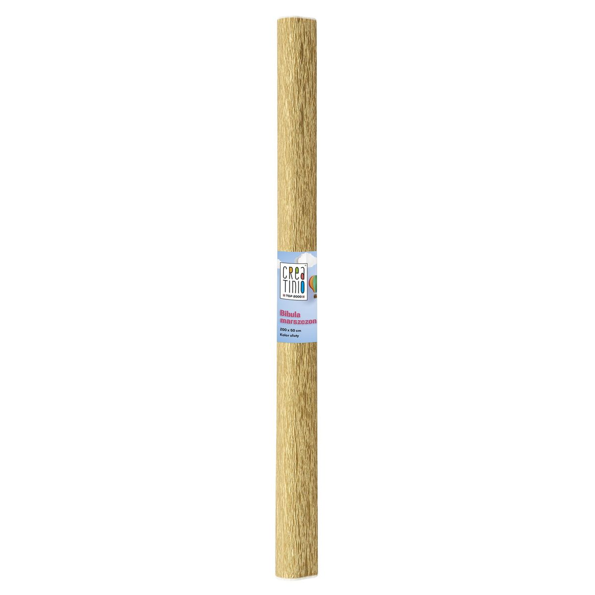 Bibuła marszczona TOP-2000 złoty 20mm x 500mm (400153929)