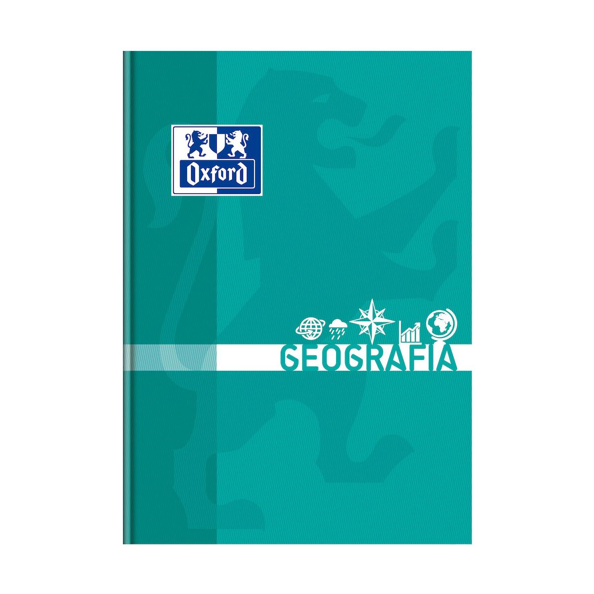 Brulion Oxford geografia tematyczny A5 80k. 90g krata [mm:] 148x210 (400128287)