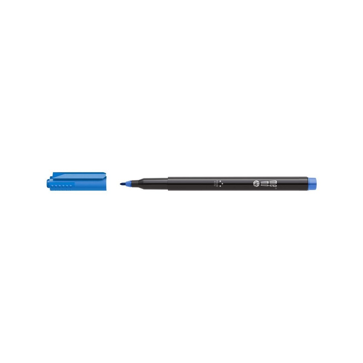 Marker permanentny Memobe niebieski niebieski 1-1,5mm okrągła końcówka (MM252-03)