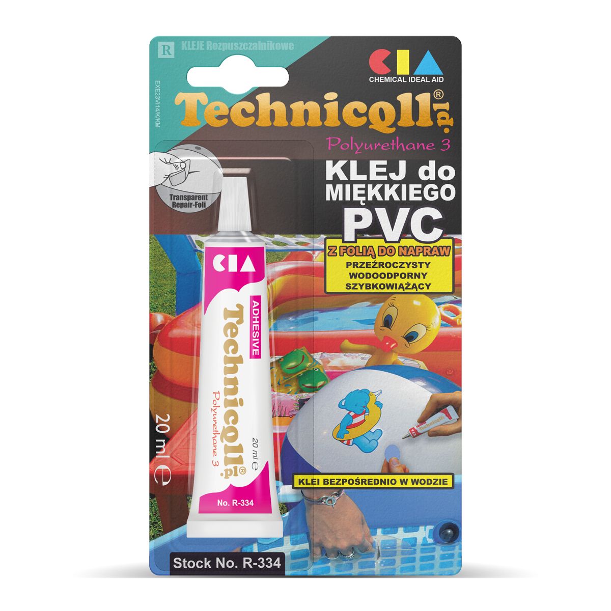 Klej w tubie Technicqll do miękkiego PVC 20ml (R-334)