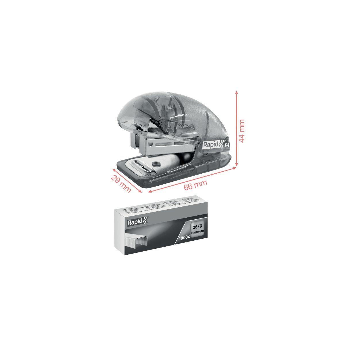 Zszywacz Rapid Colour Breeze F4 lawendowy 10k (5001532)