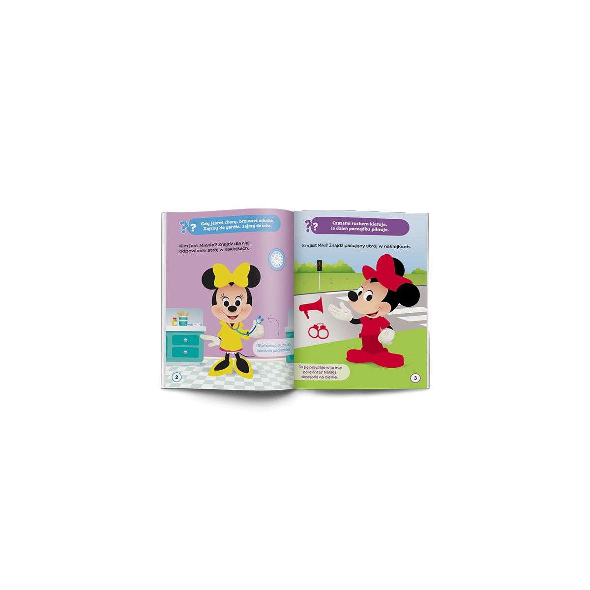 Książeczka edukacyjna Ameet Disney Maluch. Ubieranka. Kim jestem? (MUB 9201)