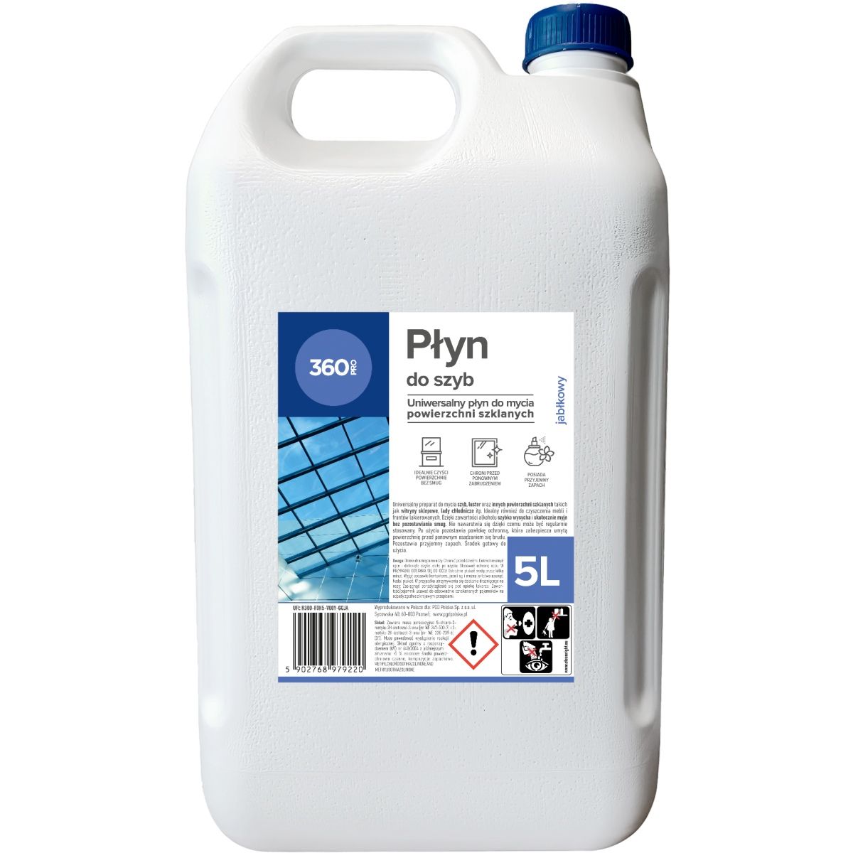 Płyn do mycia szyb 360 Pro 5000ml