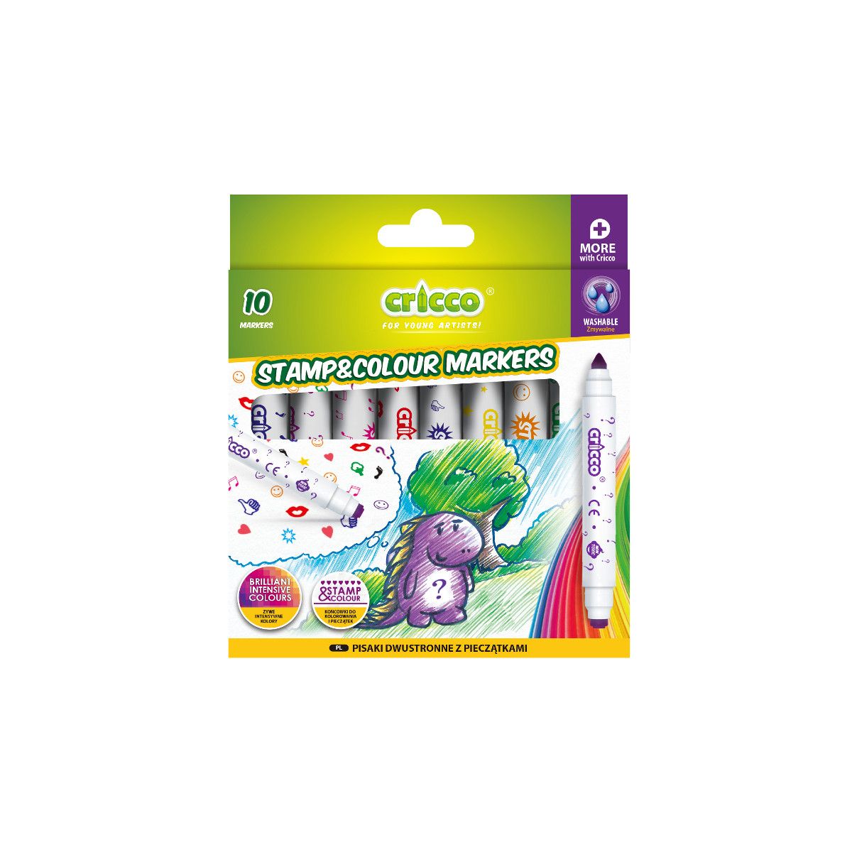 Flamaster Cricco 10 kol. (CR388k10)