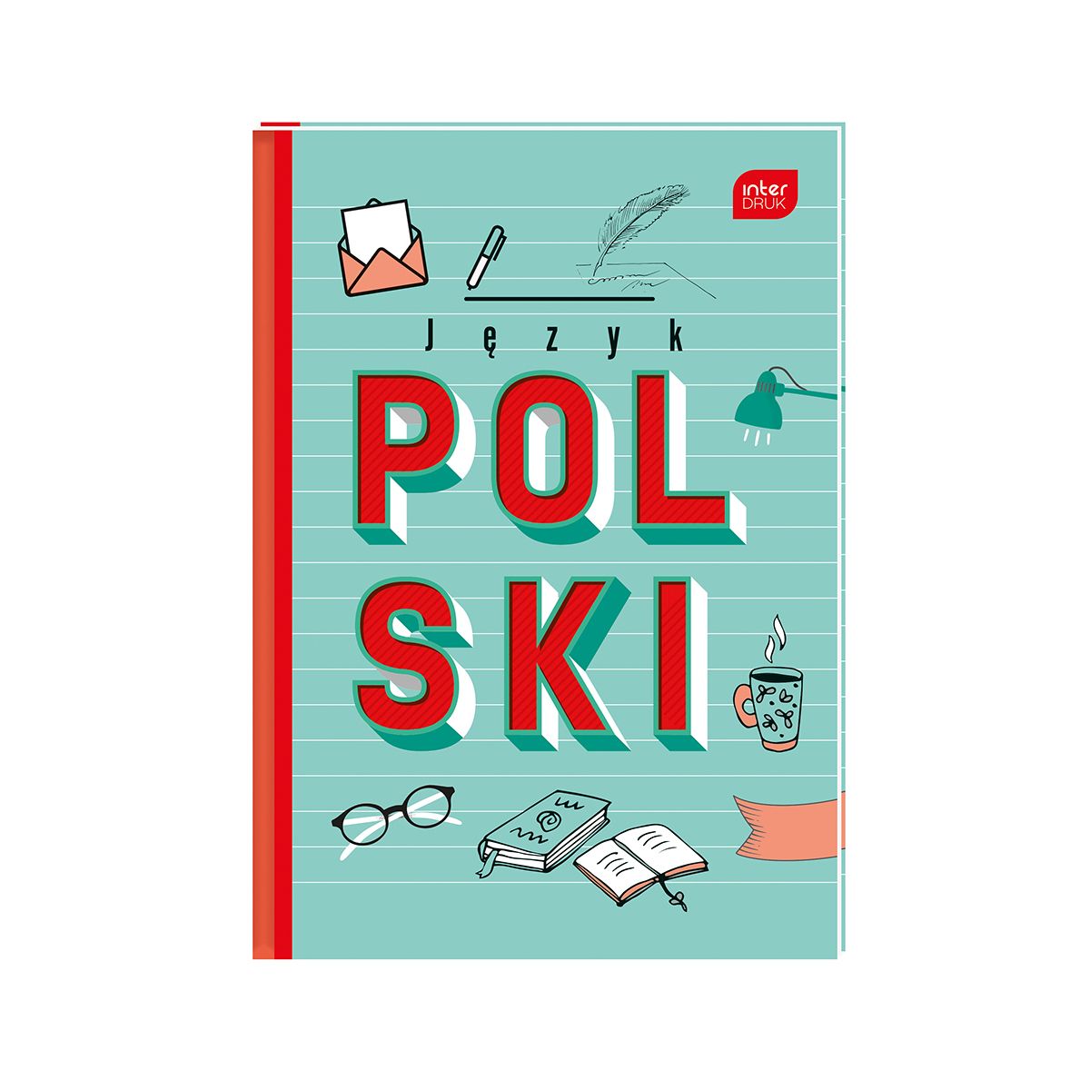 Brulion tematyczny Interdruk język polski A5 80k. 70g linia [mm:] 148x210 (BRA5POL)