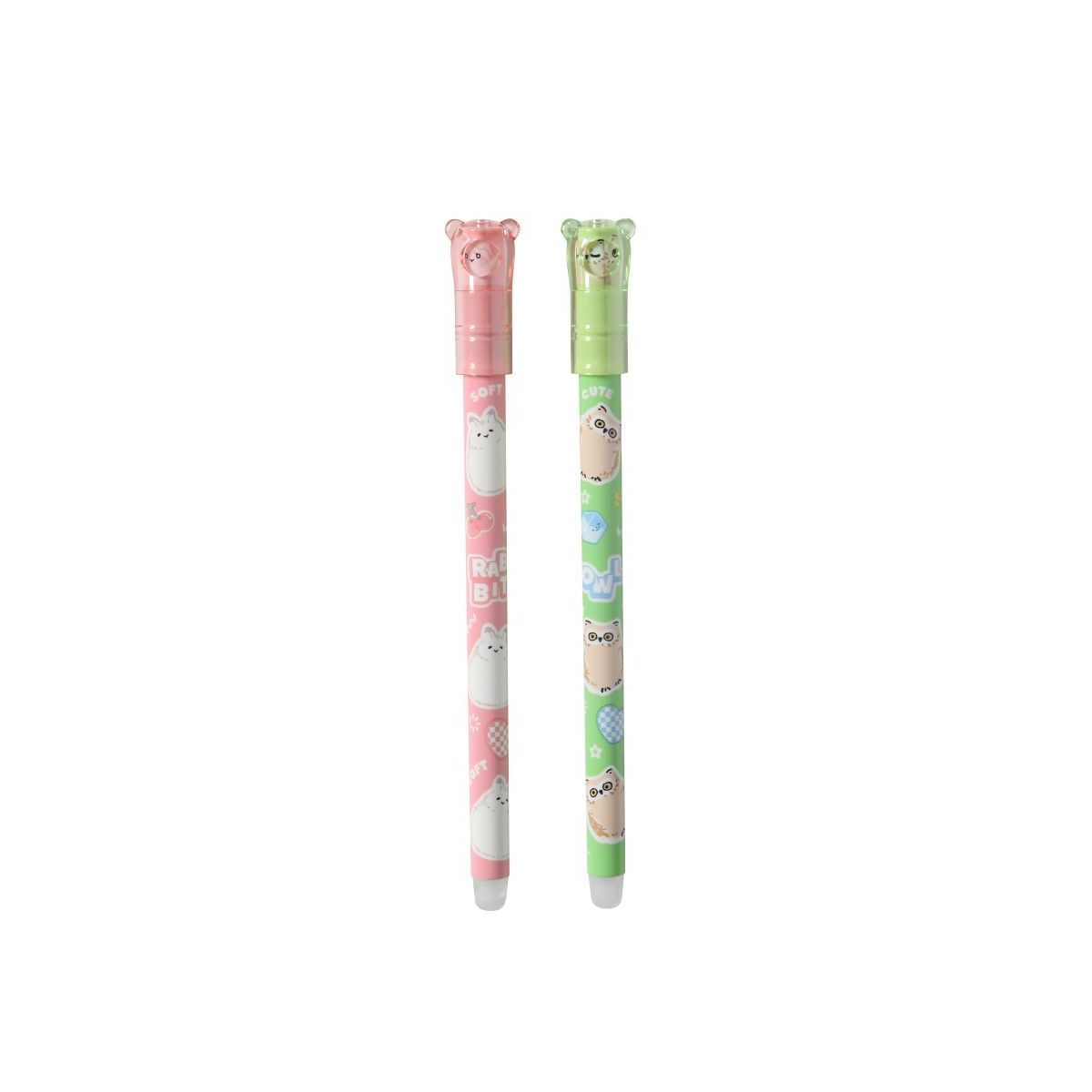 Długopis wymazywalny Soft Animals Sowa niebieski 0,7mm Mg (AKPC52R2)