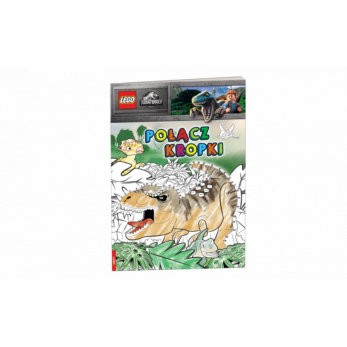 Książka dla dzieci Ameet Lego® Jurassic World Połącz kropki (SPCS 6201)