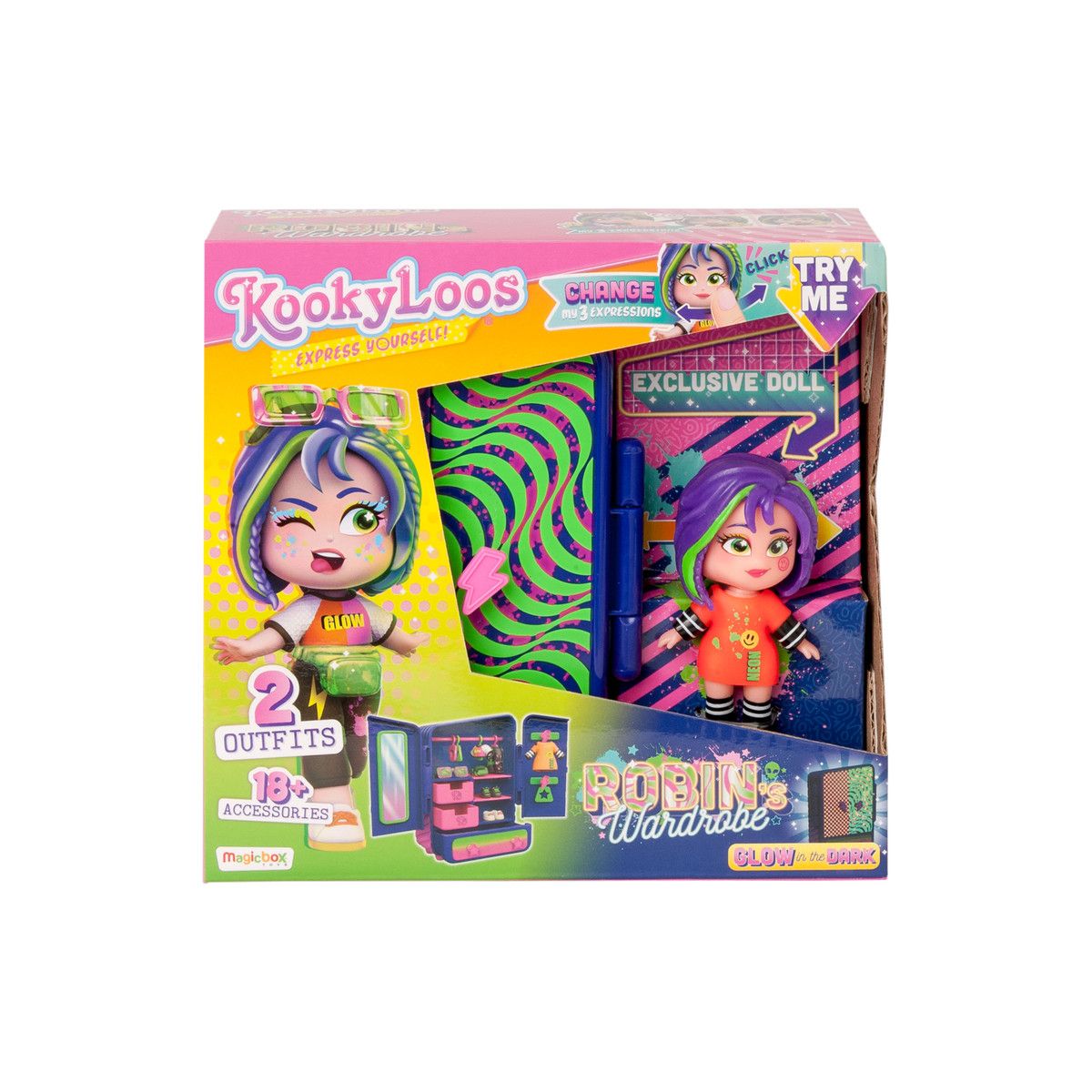Lalka Orbico Sp. Z O.o. Kookyloos Robins Wardrobe PlaySet (PKLSP114IN50)
