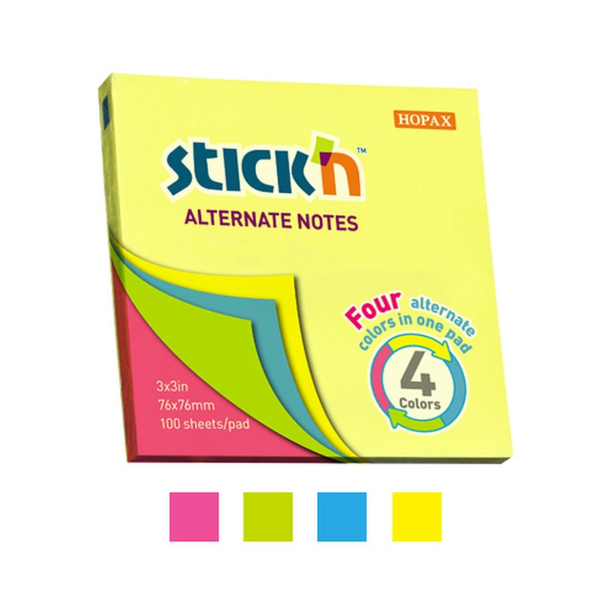 Notes samoprzylepny Stick'n mix [mm:] 76x76 (21822)