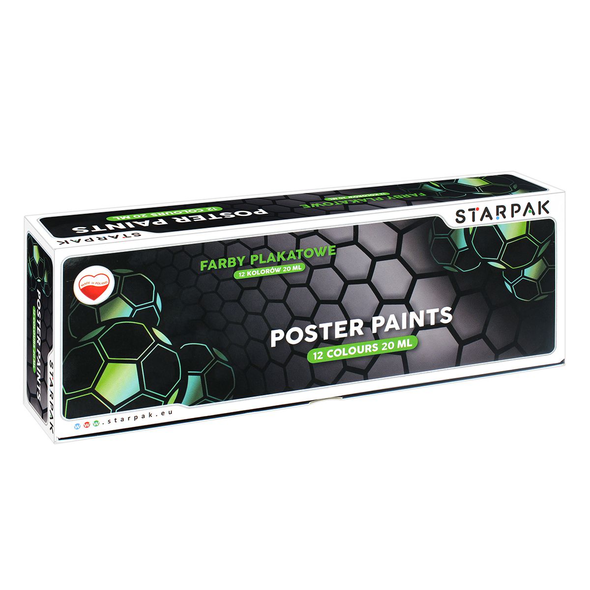 Farby plakatowe Starpak football kolor: mix 20ml 12 kolor. (437218)