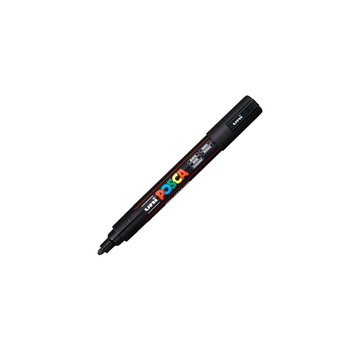Marker suchościeralny Uni Posca czarny 1,8-2,5mm okrągła końcówka (PC-5M)