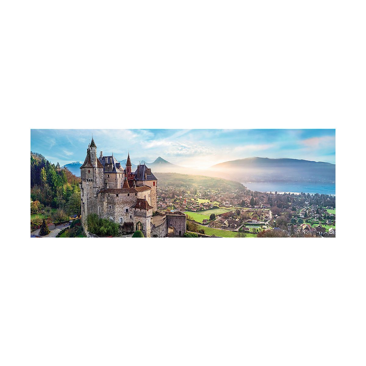 Puzzle Trefl Panorama - Zamek Menthon, Francja 1000 el. (29055)