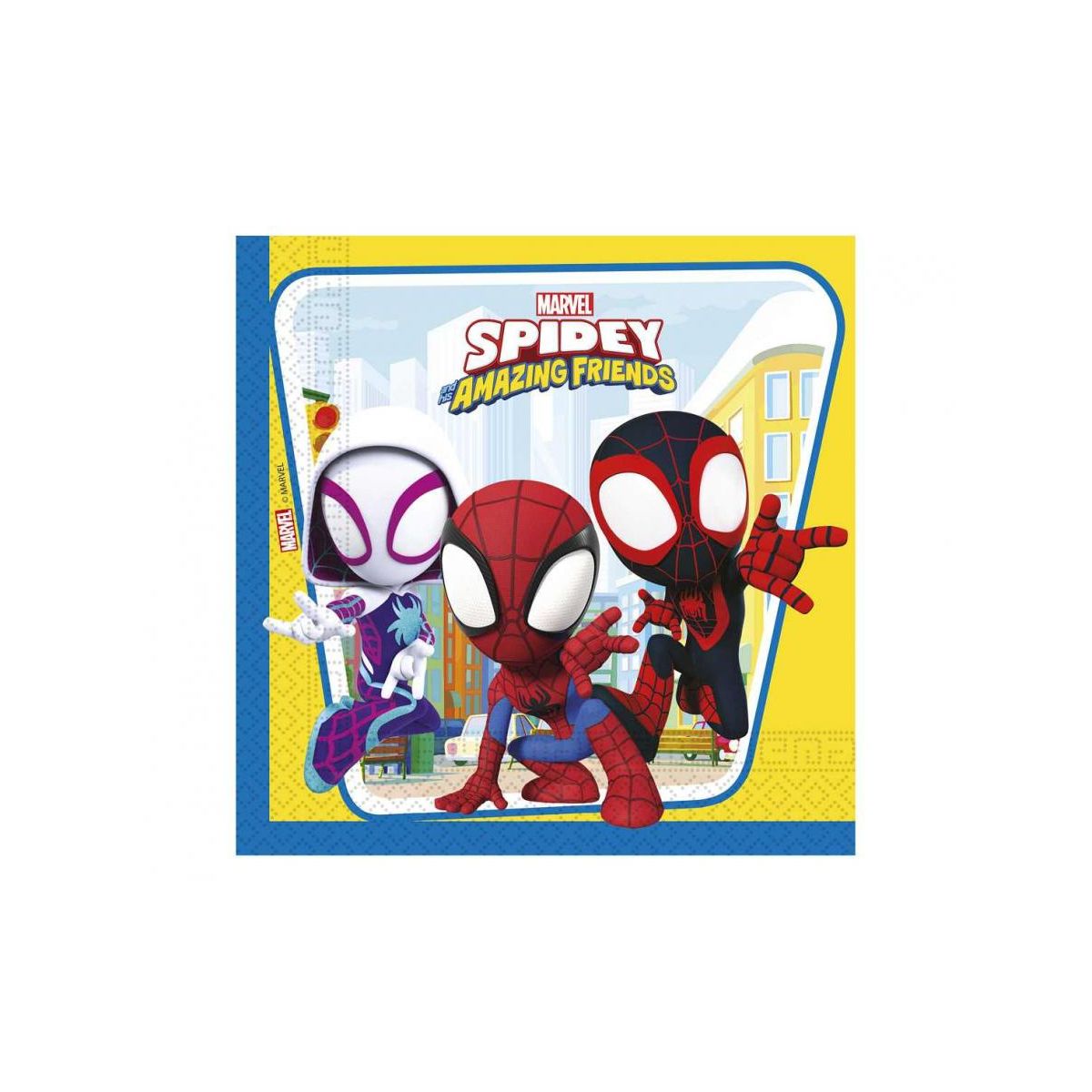 Serwetki Godan Spidey & His Amazing Friends 20 szt. mix papier [mm:] 330x330 (94878)