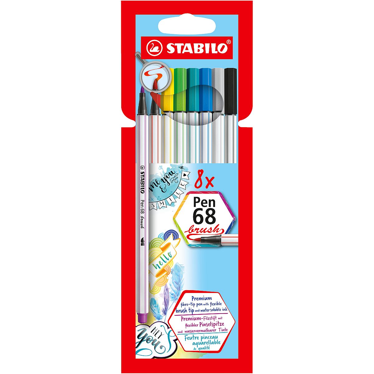 Flamaster Stabilo Pen 68 8 kol. (568/08-21)