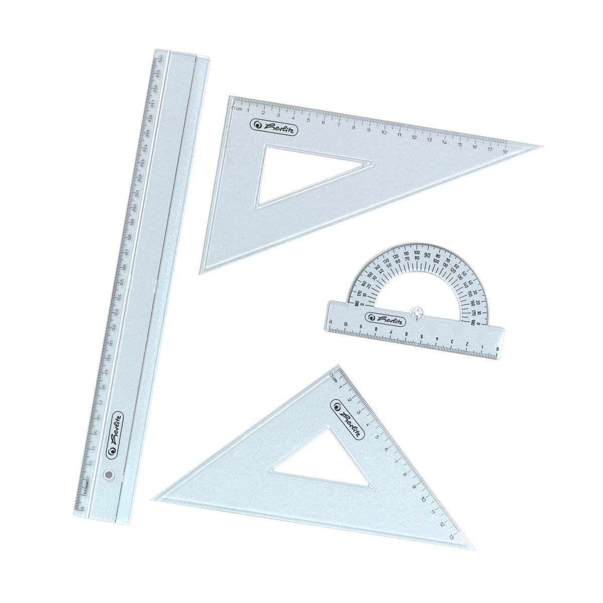 Komplet geometryczny Herlitz 8700403 4 el. (300010436)