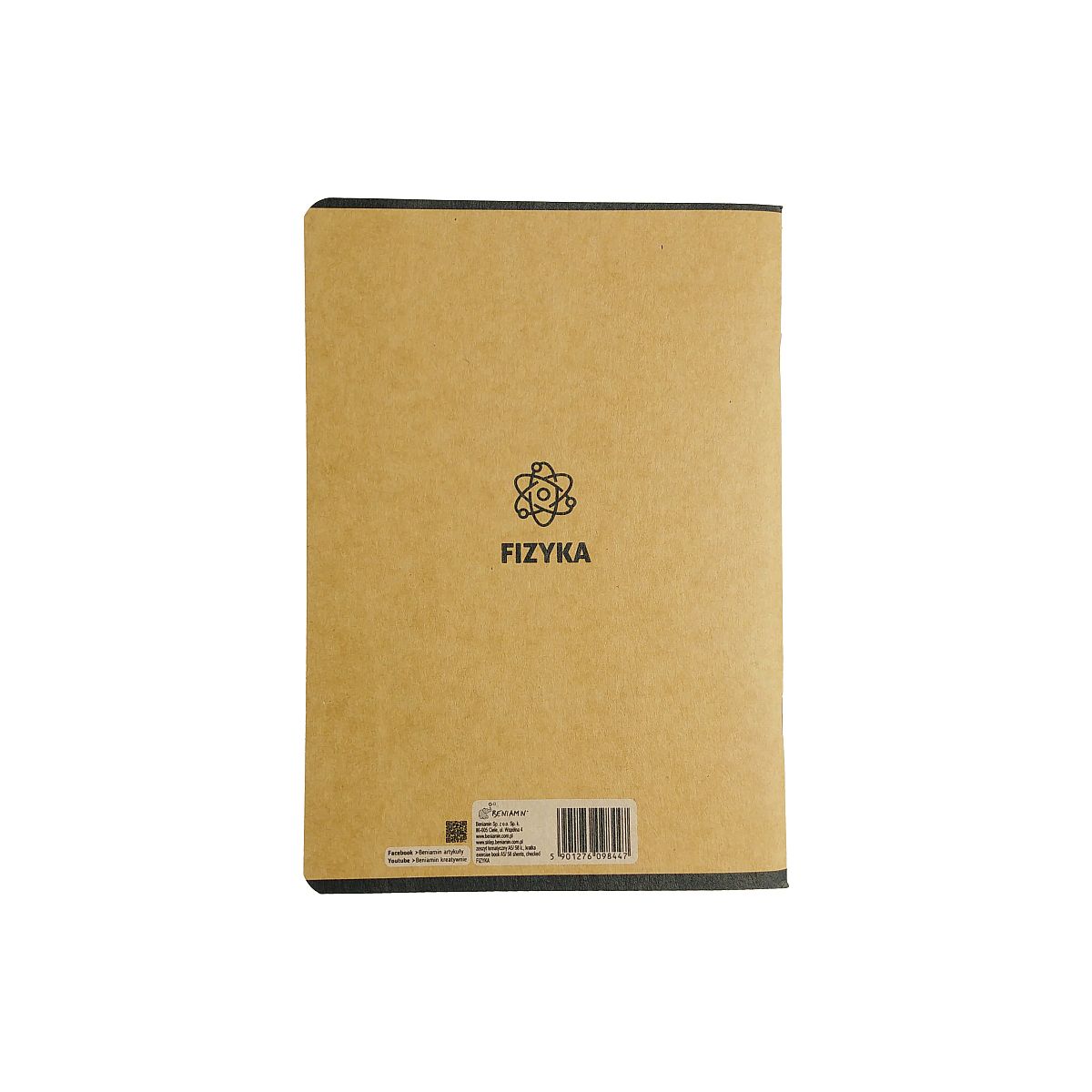 Zeszyt Beniamin fizyka A5 58k. krata (8447)