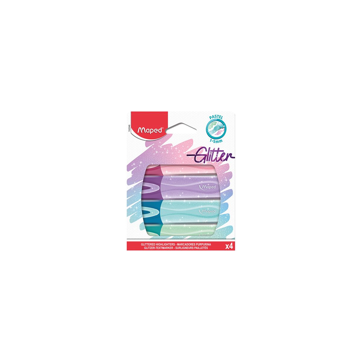 Zakreślacz Maped PEPS fluo mix 1,0-5,0mm (742046)