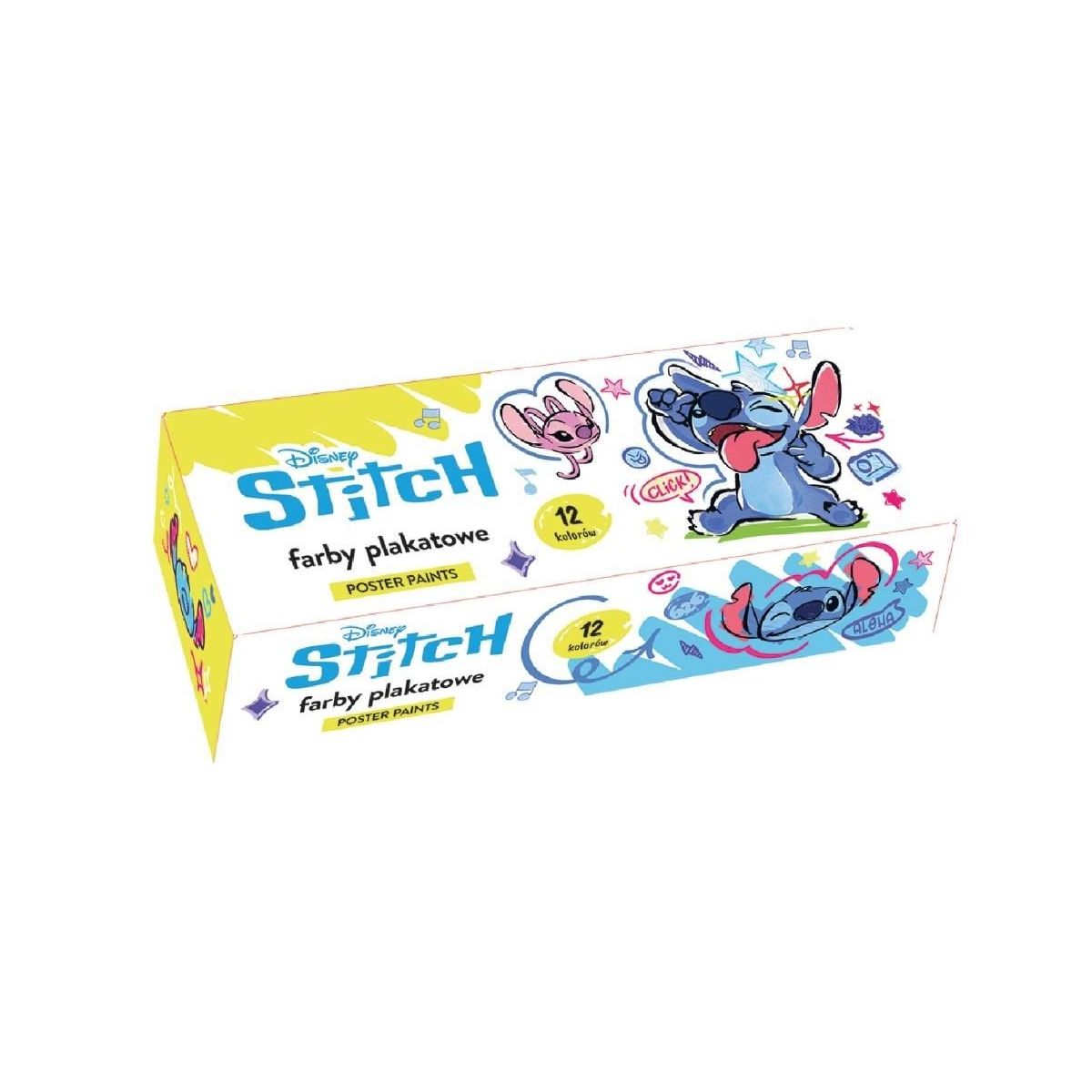 Farby plakatowe (nd) Stitch kolor: mix 20ml 12 kolor. (0842)