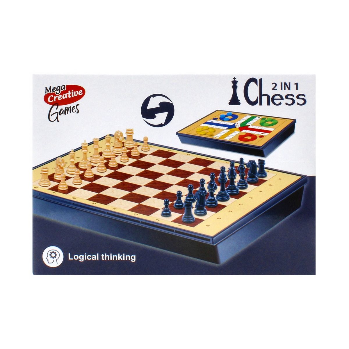 Gra logiczna Mega Creative szachy 2w1 (511316)