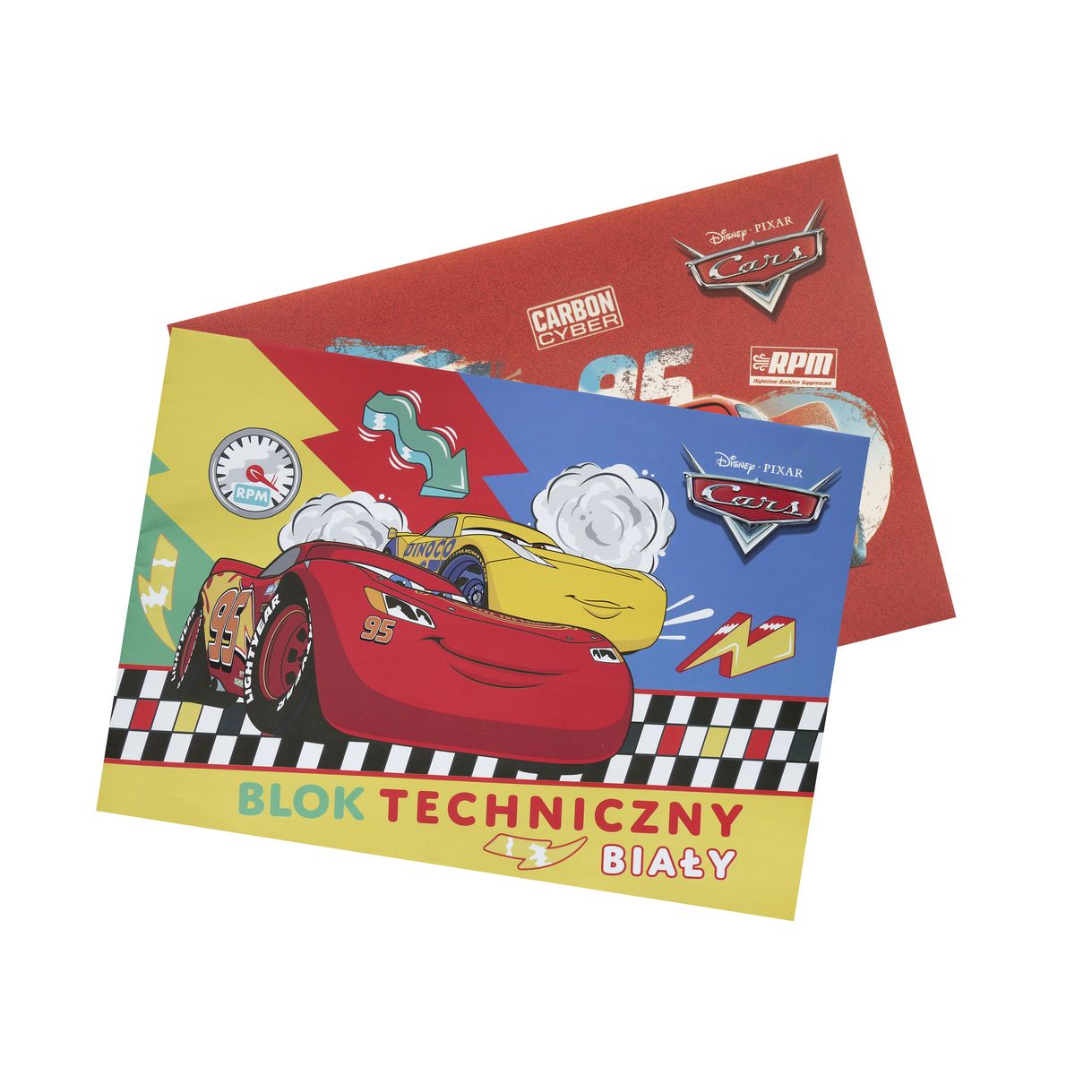 Blok techniczny Beniamin Cars A4 biały 170g 20k [mm:] 295x210