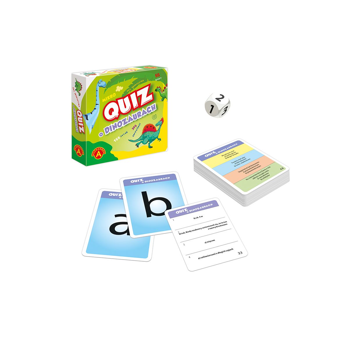 Gra edukacyjna Alexander QUIZ O DINOZAURACH