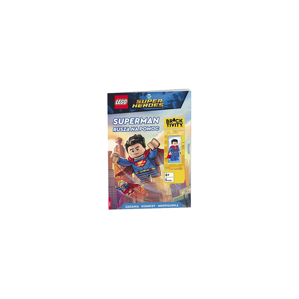 Książeczka edukacyjna Ameet LEGO® DC Super Heroes™. Superman rusza na pomoc (LNC 6462)