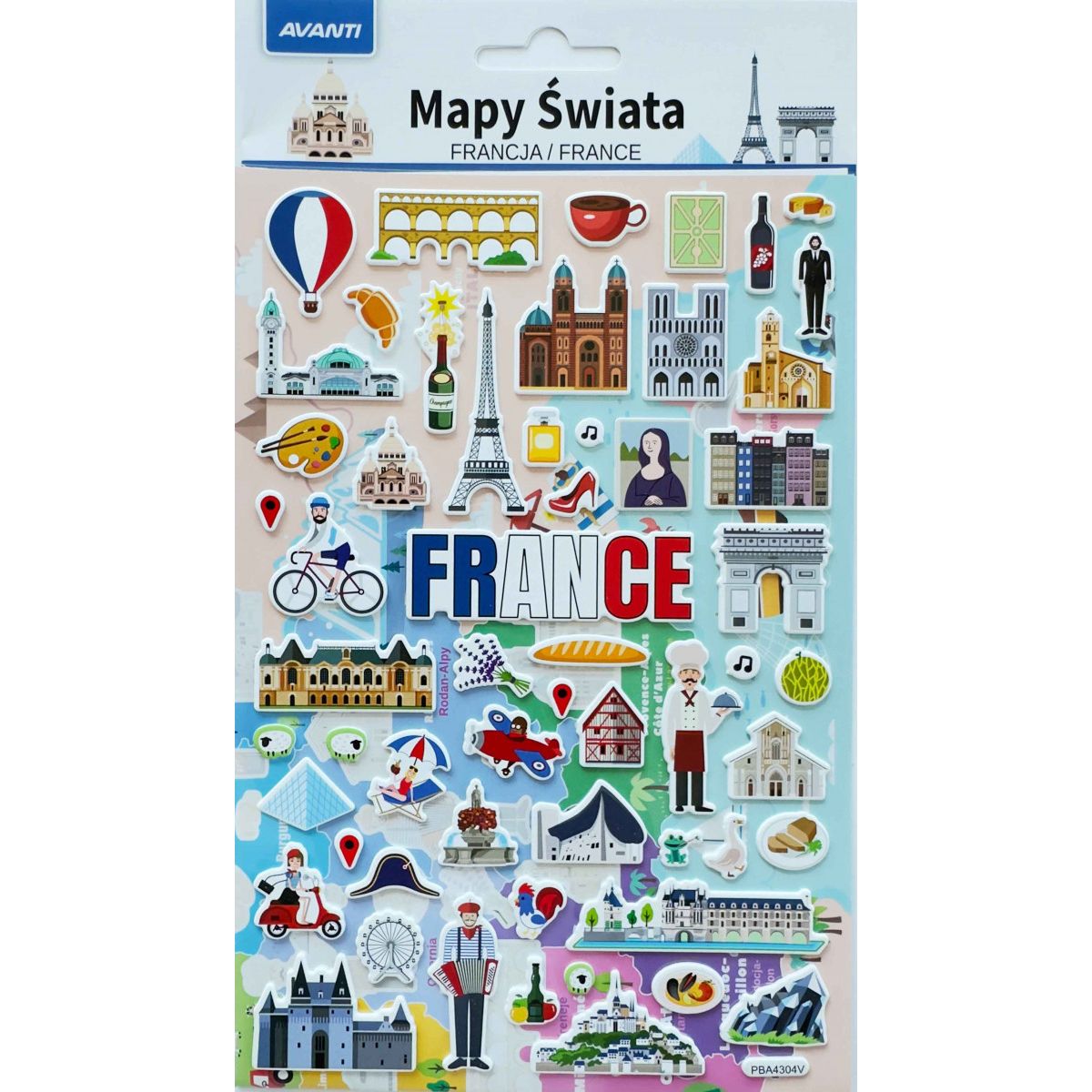 Litery samoprzylepne Avanti