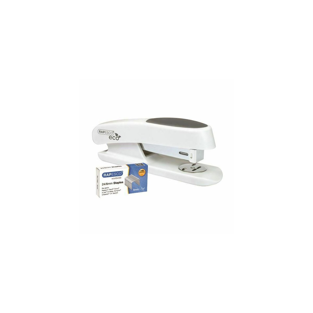 Zszywacz Rapesco Eco Sting Ray Biały + Zszywki 20