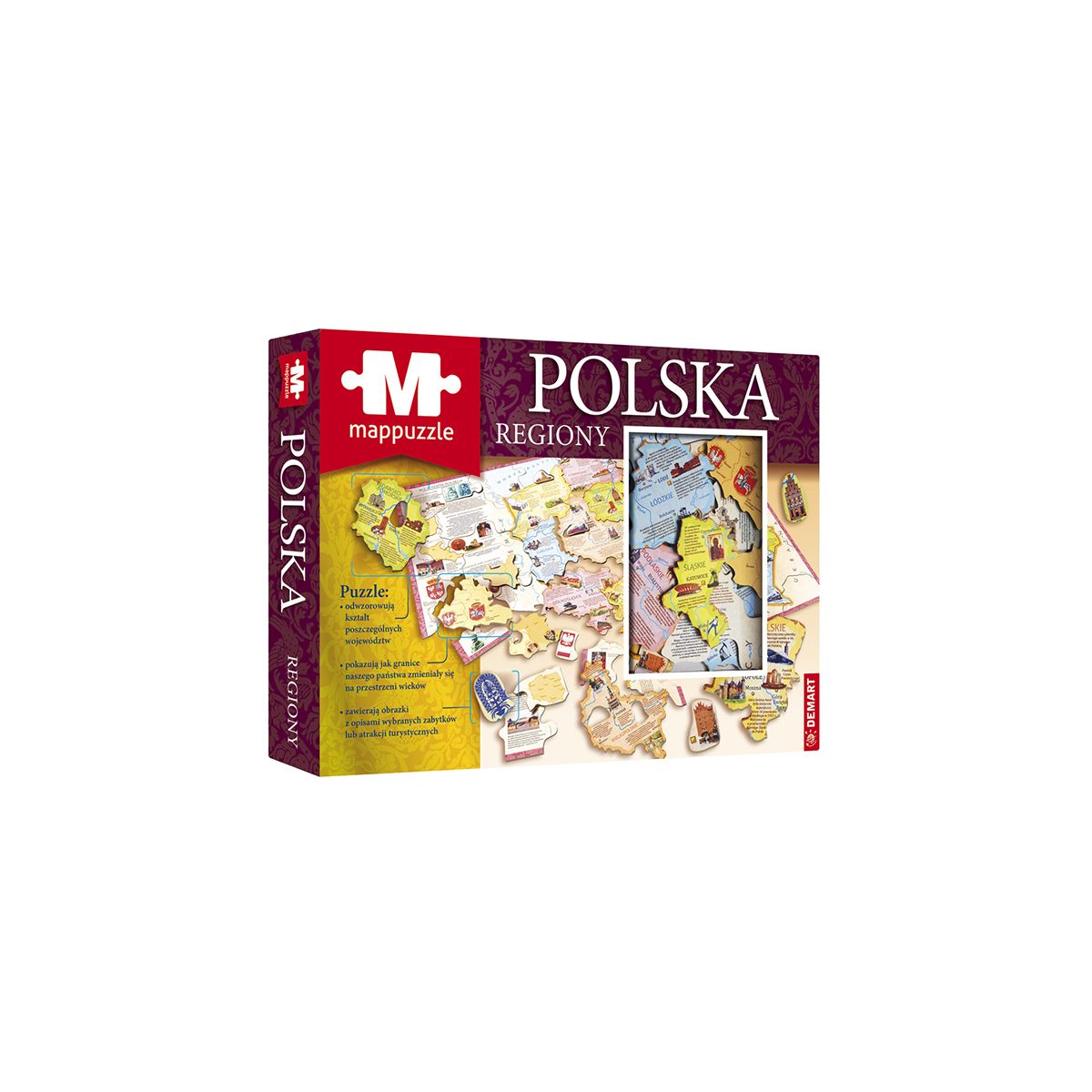 Puzzle Demart Polska regiony