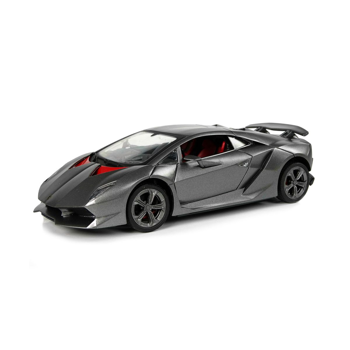 Samochód Lean R/C 1:24 Lamborghini Srebrne 2.4 G Światła (9737)