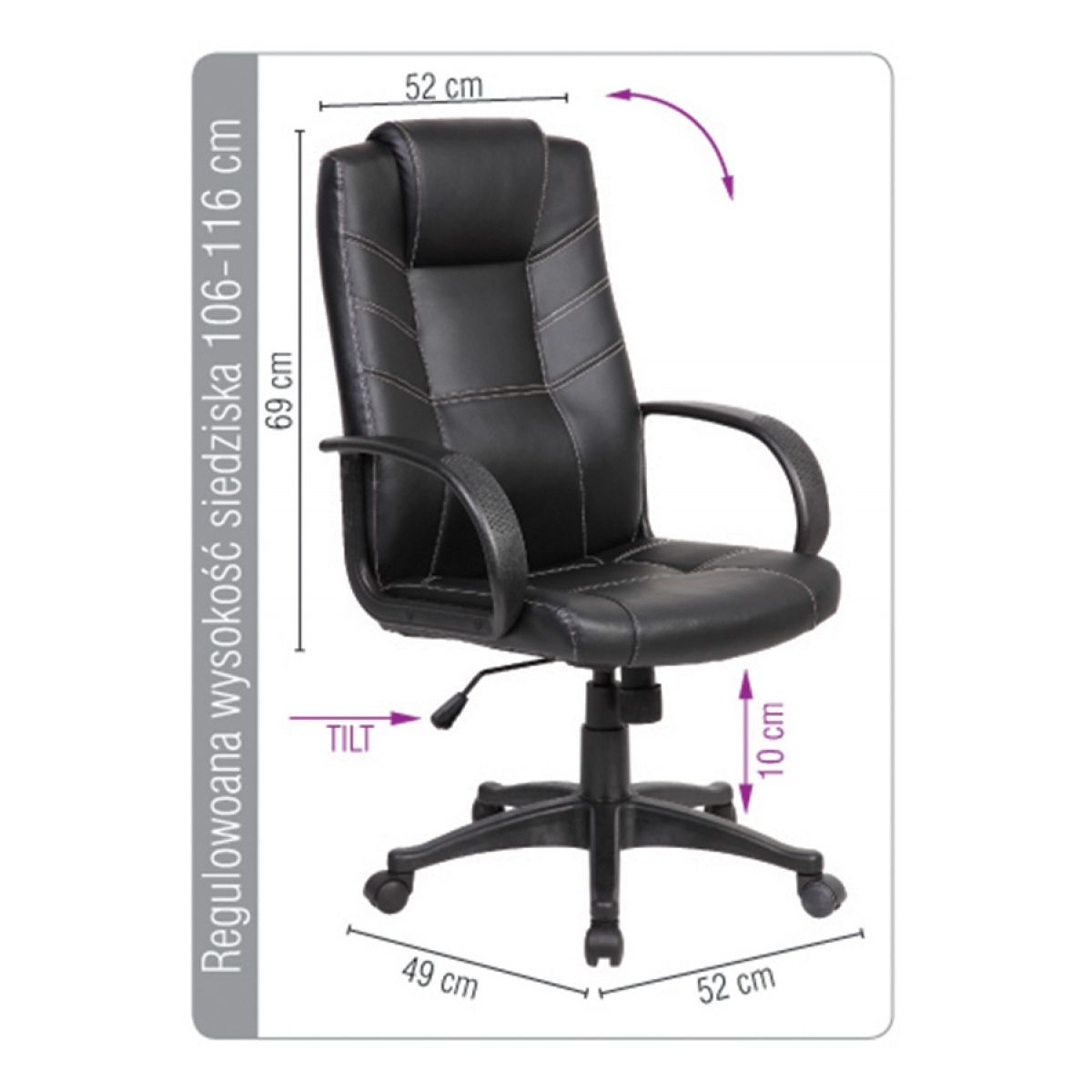 Fotel biurowy Office Products Corsica (23023341-05)