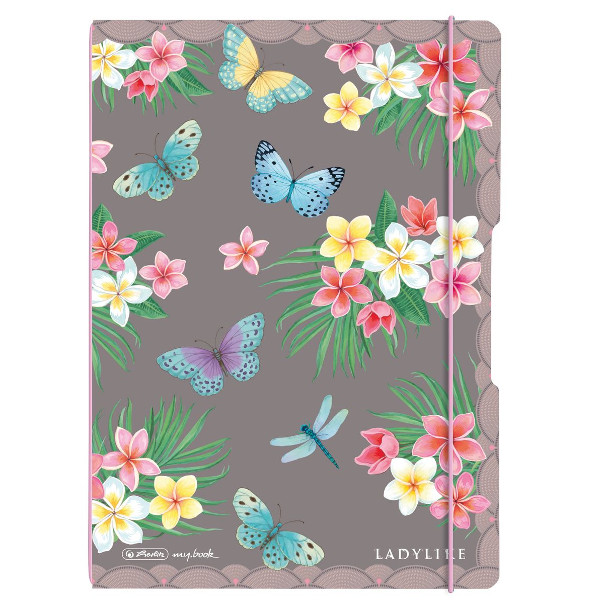 Notes Herlitz x2 LadyLike Butterflies A4 40k. (50044337)