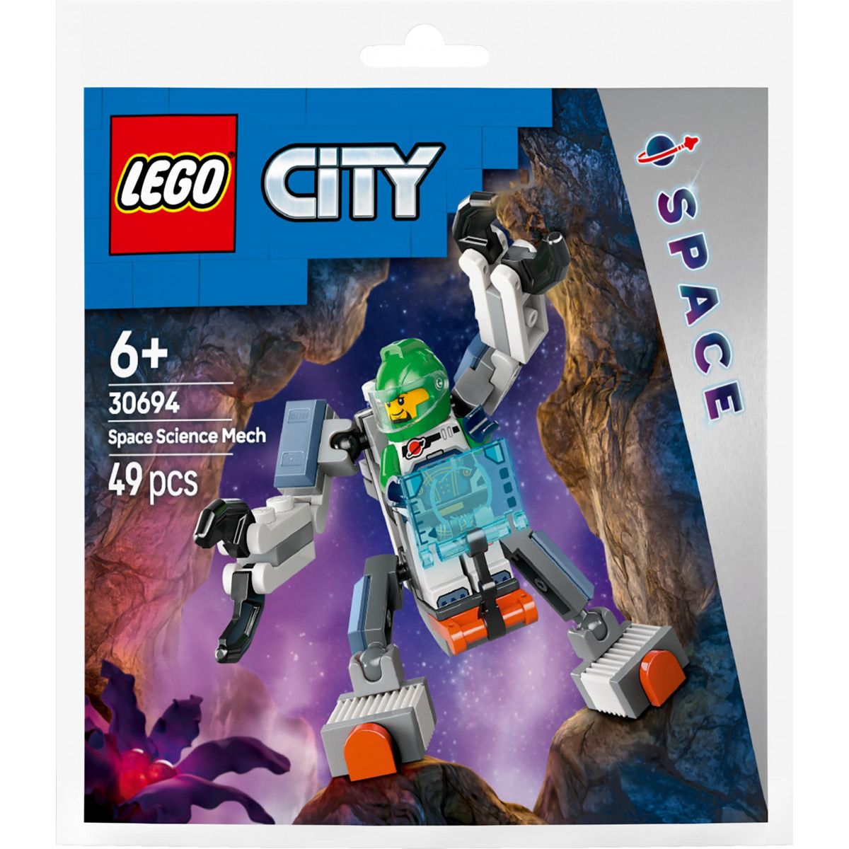 Klocki konstrukcyjne Lego City Kosmiczny mech naukowy (30694)