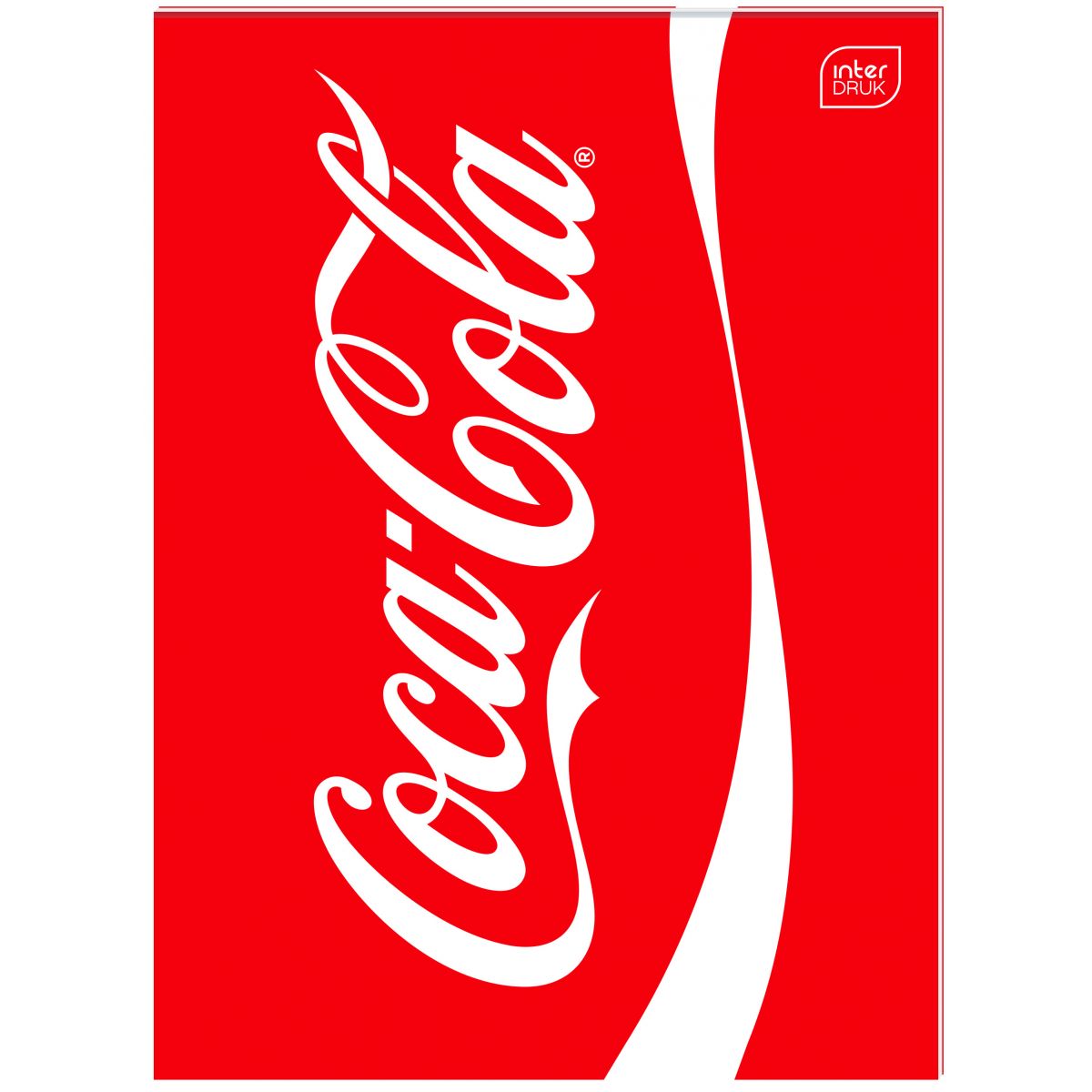Zeszyt tematyczny Interdruk COCA COLA MAT+UV A6 32k. krata (do słówek)