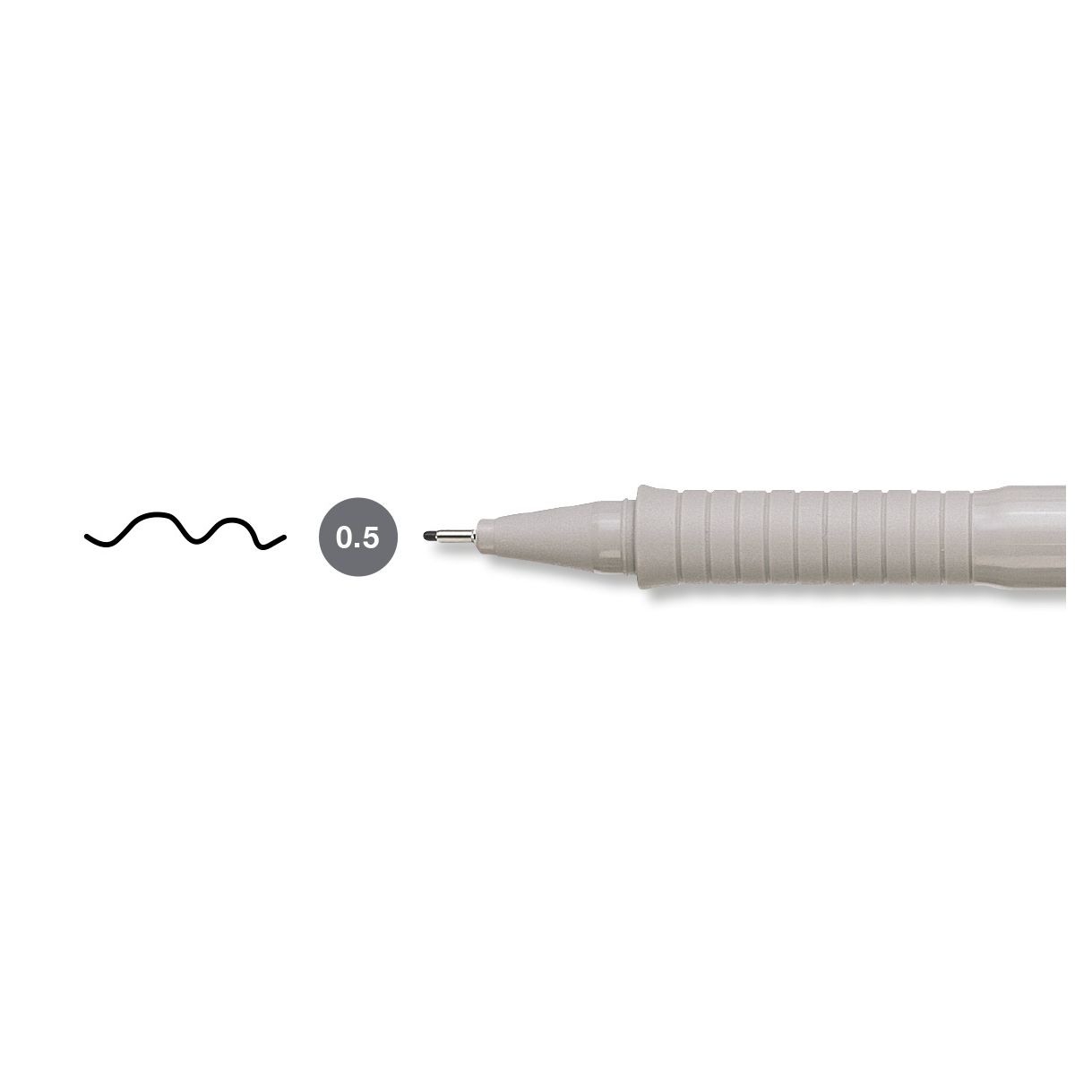 Cienkopis kreślarski Faber Castell Ecco Pigment czarny 0,5mm 1kol. (FC166599)
