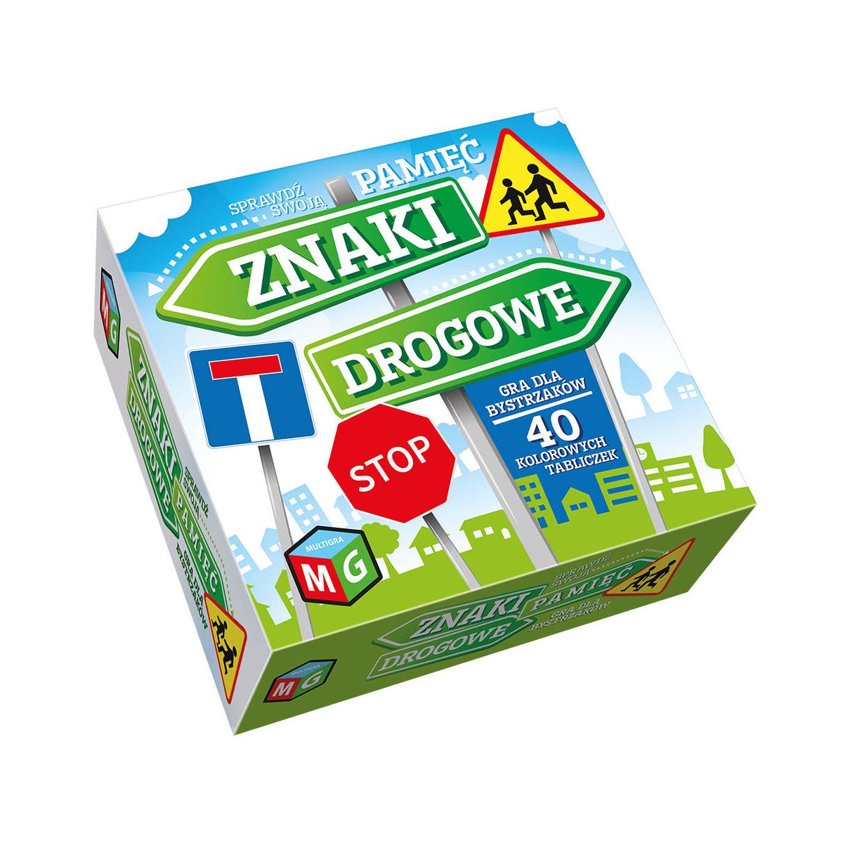 Gra edukacyjna Multigra ZNAKI DROGOWE- PAMIĘĆ