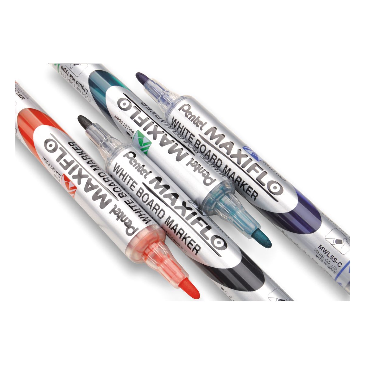 Marker suchościeralny Pentel, zielony 1,1-2,2mm okrągła końcówka