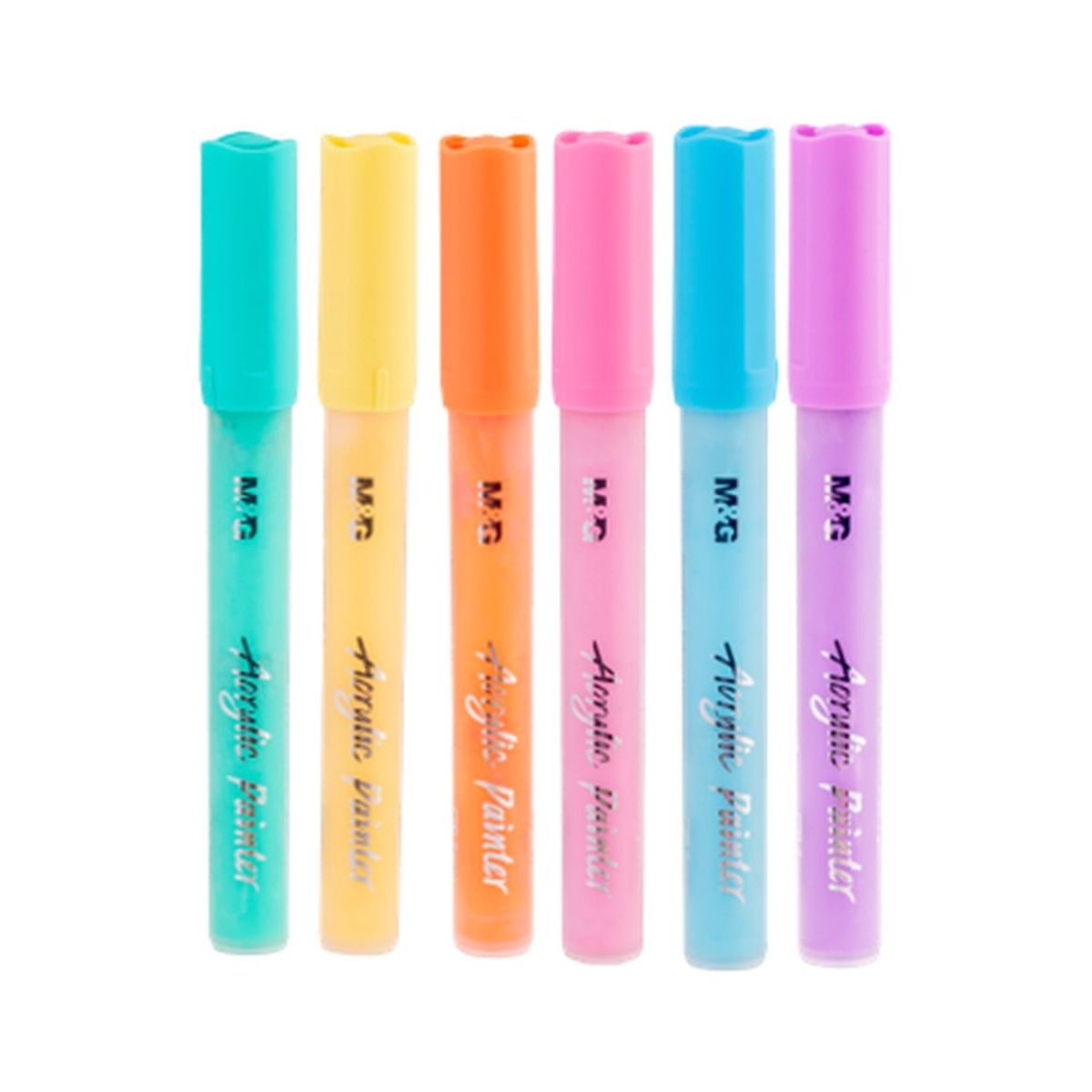 Marker specjalistyczny Pastelowe markery akrylowe Happy Color (MG APL976P5 WP6)